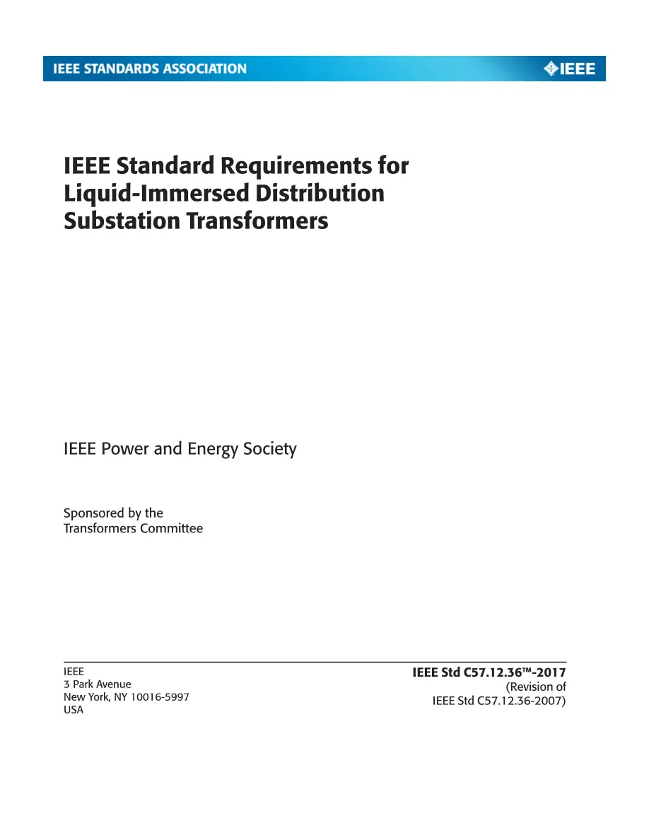 IEEE C57.12.36-2017 IEEE C57.12.36-2017 pdf