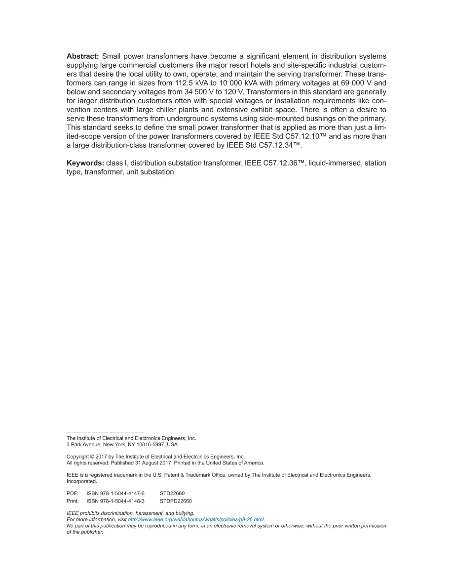 IEEE C57.12.36-2017 IEEE C57.12.36-2017 pdf