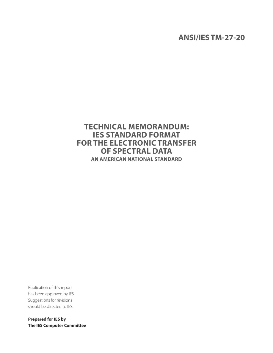 IES TM-27-20 IES TM-27-20 pdf
