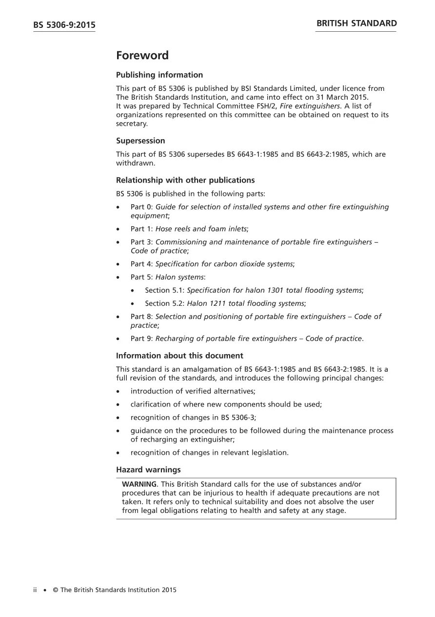 BS 5306-9:2015 BS 5306-9:2015 pdf
