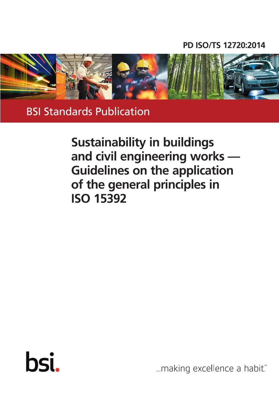 BS PD ISO/TS 12720:2014 BS PD ISO/TS 12720:2014 pdf