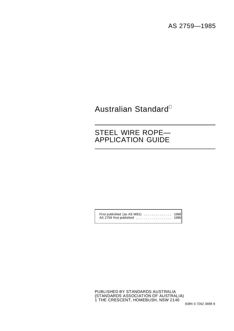 AS 2759-1985 AS 2759-1985 pdf