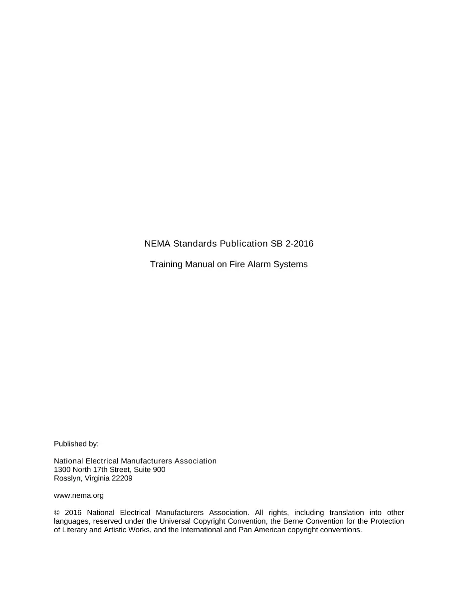NEMA SB 2-2016 NEMA SB 2-2016 pdf