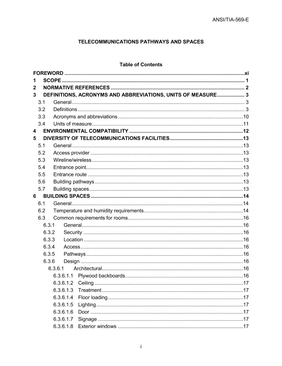 TIA ANSI/TIA-569-E TIA ANSI/TIA-569-E pdf