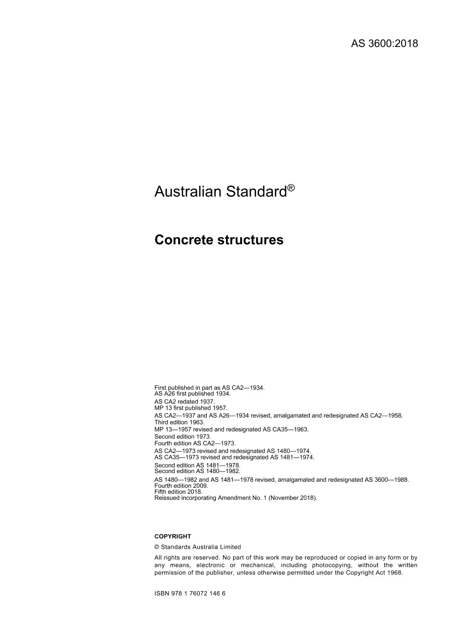 AS 3600:2018 AS 3600:2018 pdf
