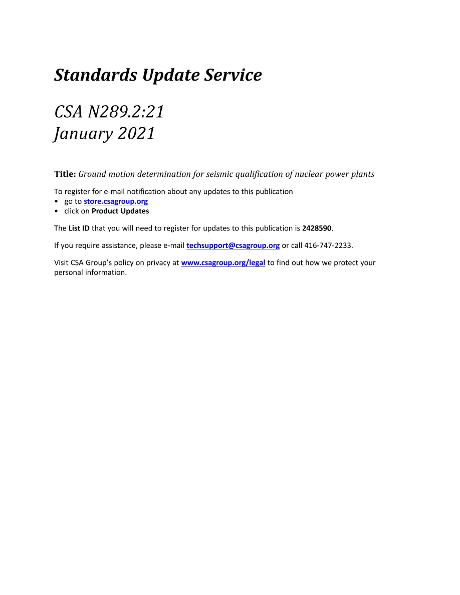 CSA N289.2:21 CSA N289.2:21 pdf