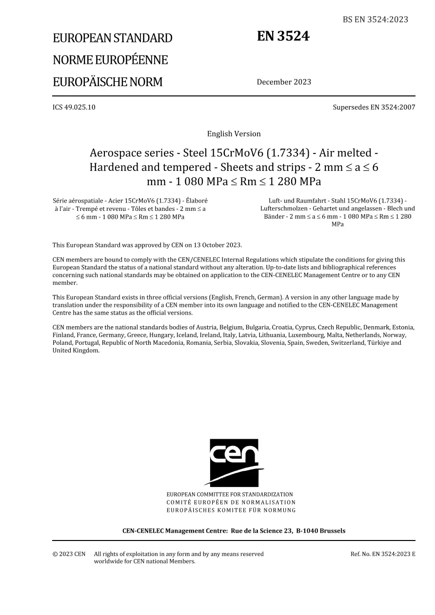 BS EN 3524:2023 BS EN 3524:2023 pdf