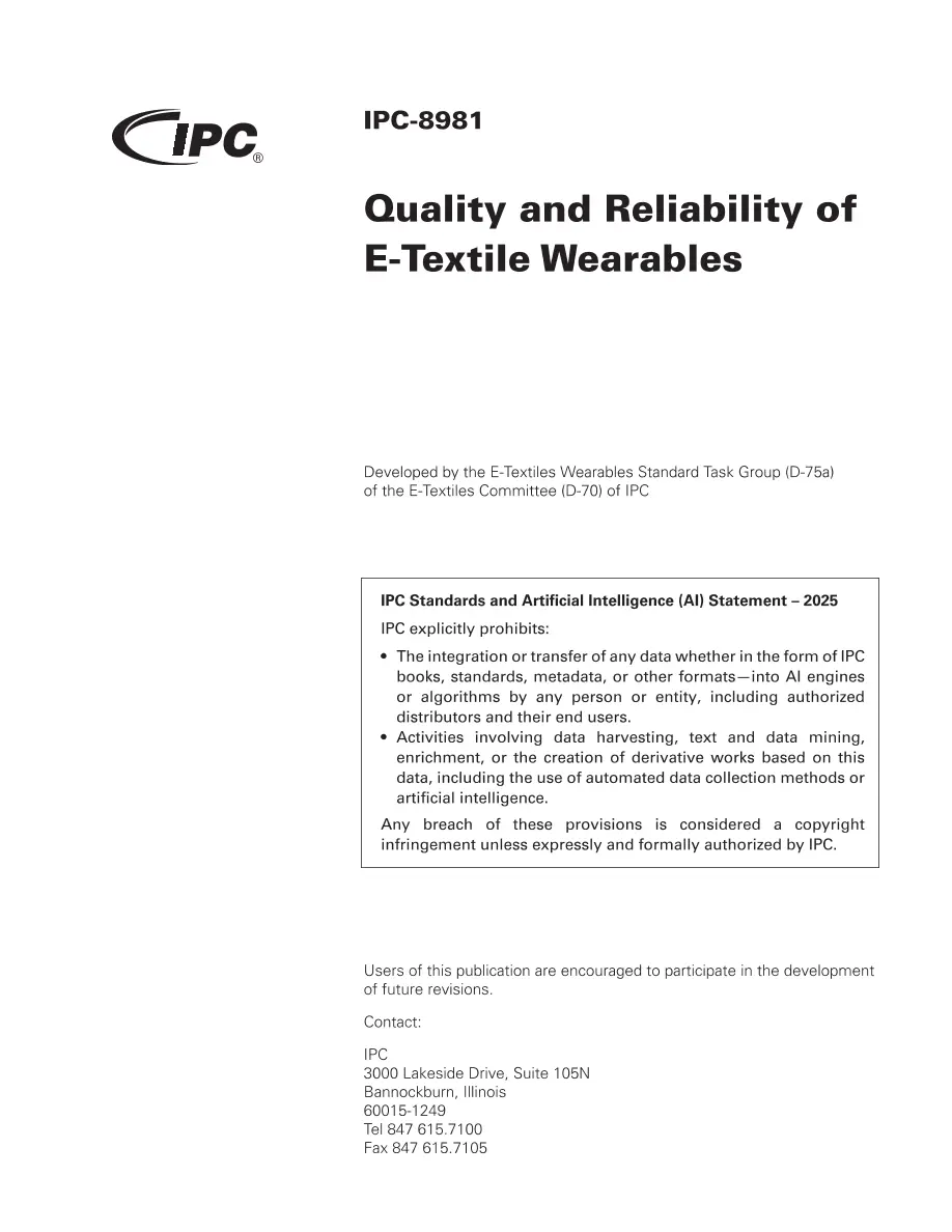 IPC 8981:2025 pdf