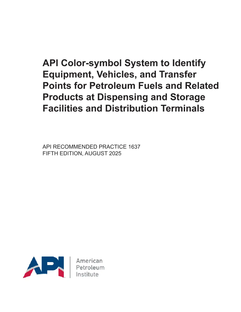 API RP 1637:2025 API RP 1637:2025 pdf