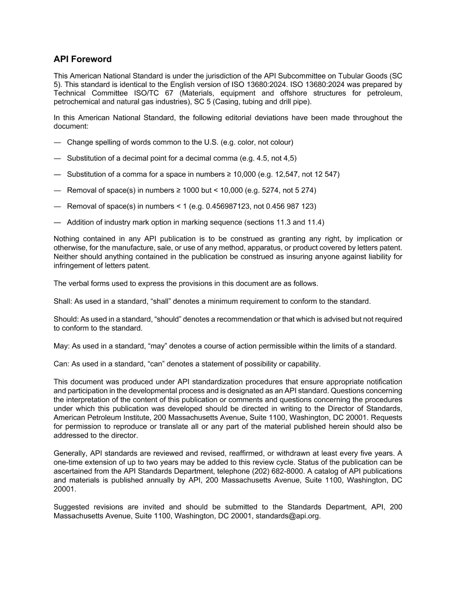 API Spec 5CRA:2025 API Spec 5CRA:2025 pdf