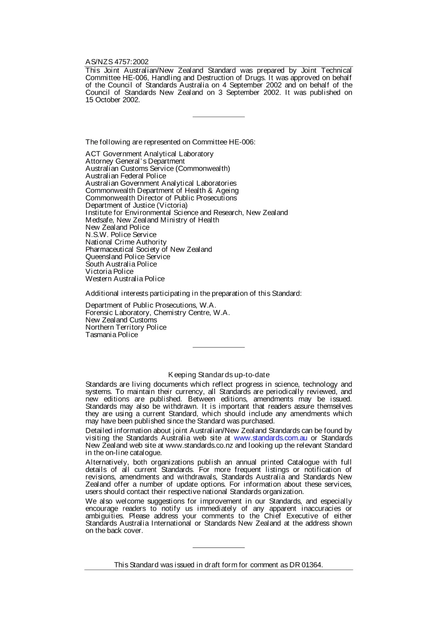 AS/NZS 4757:2002 pdf