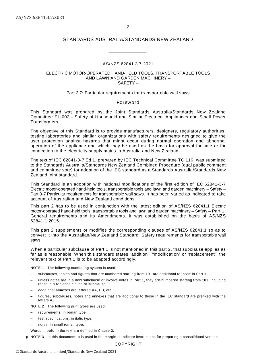 AS/NZS 62841.3.7:2021 pdf