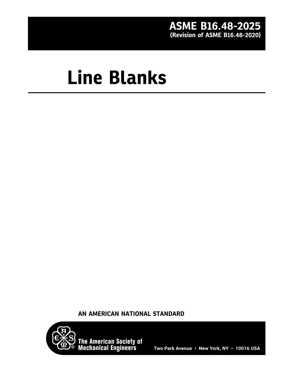ASME B16.48-2025 ASME B16.48-2025 pdf