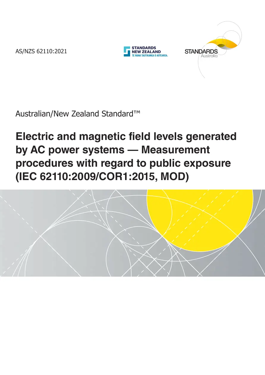 AS/NZS 62110:2021 AS/NZS 62110:2021 pdf