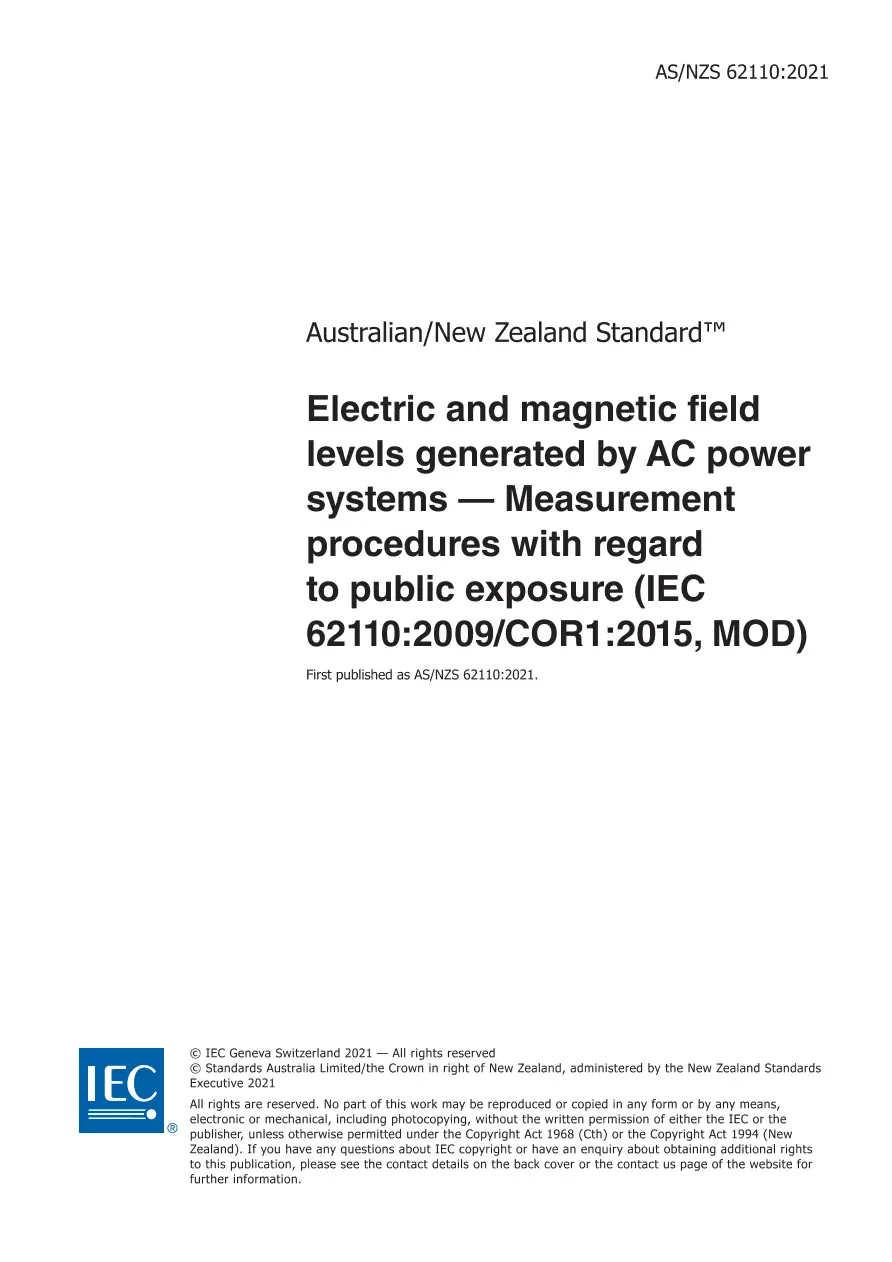AS/NZS 62110:2021 AS/NZS 62110:2021 pdf