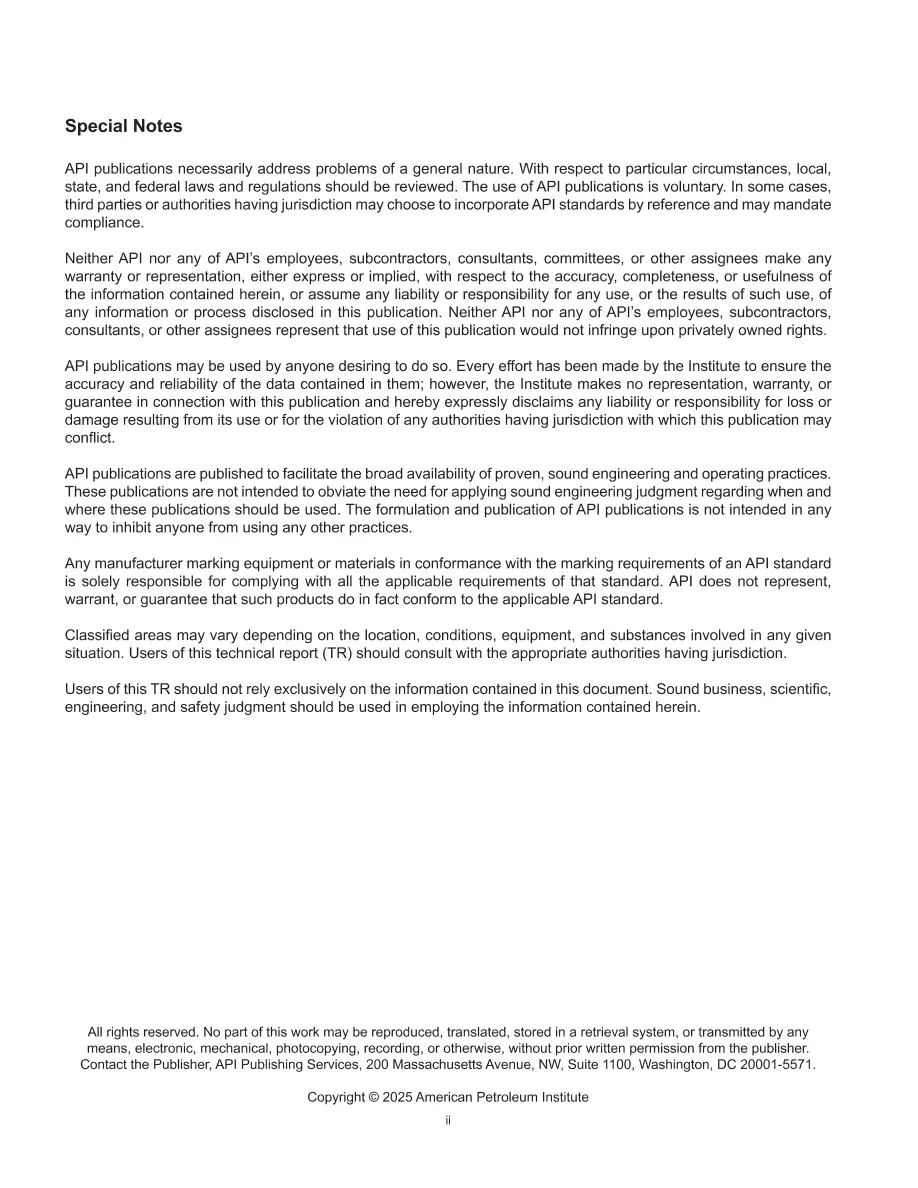 API TR 21TR2:2025 pdf