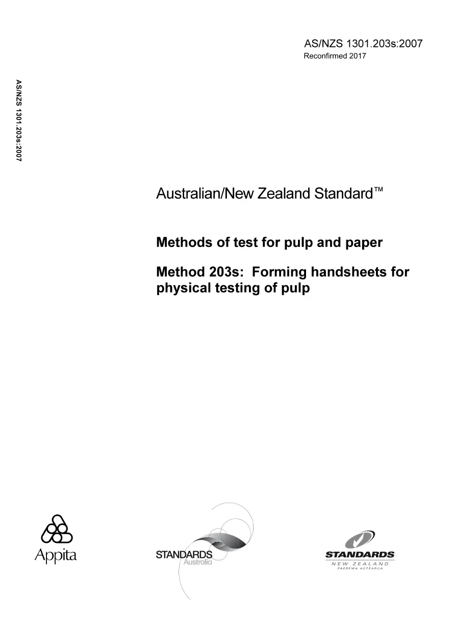AS/NZS 1301.203s:2007 AS/NZS 1301.203s:2007 pdf