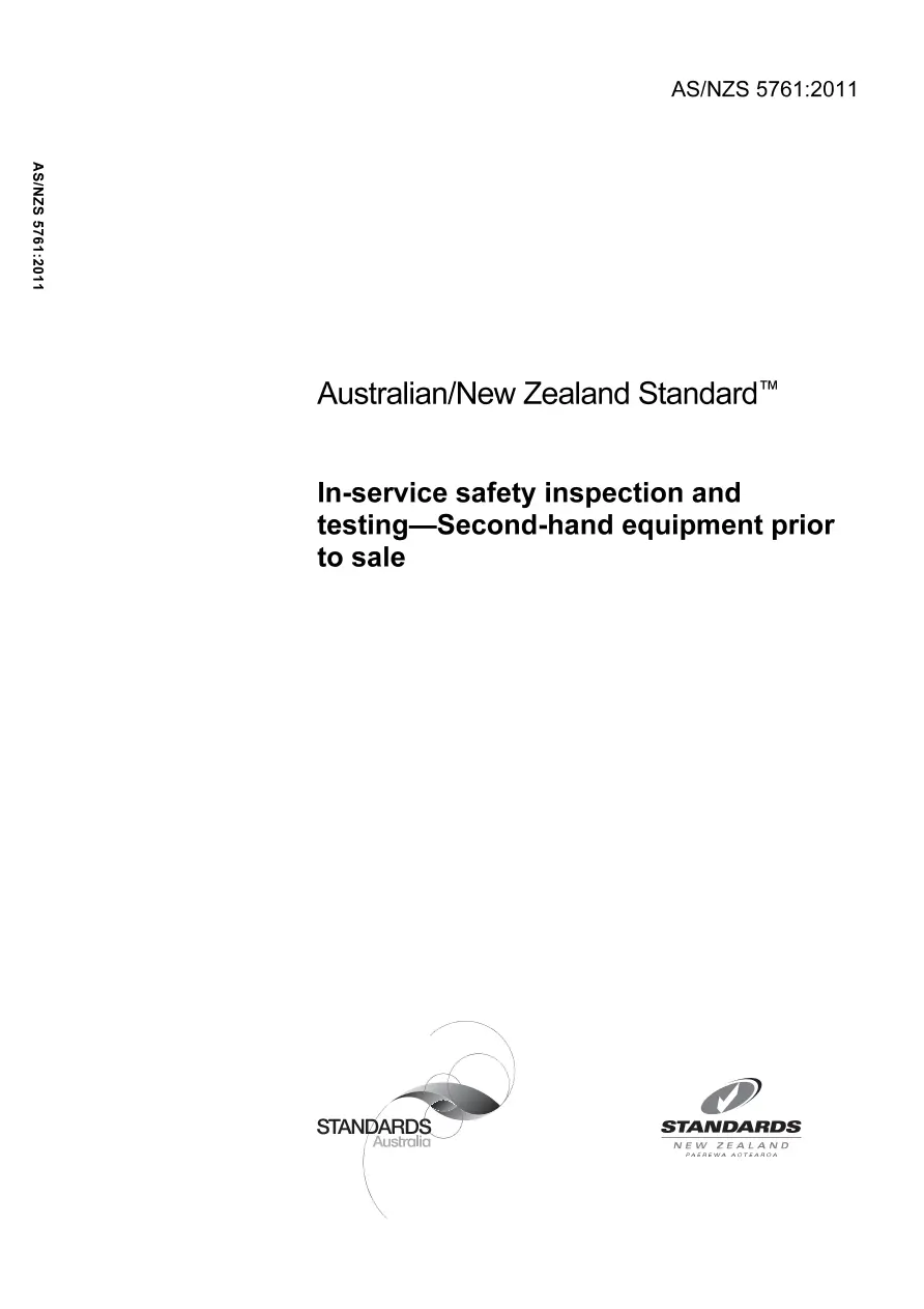 AS/NZS 5761:2011 pdf