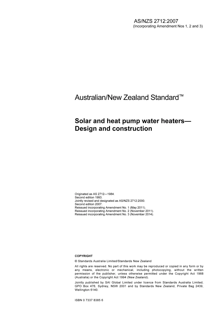 AS/NZS 2712:2007 AS/NZS 2712:2007 pdf