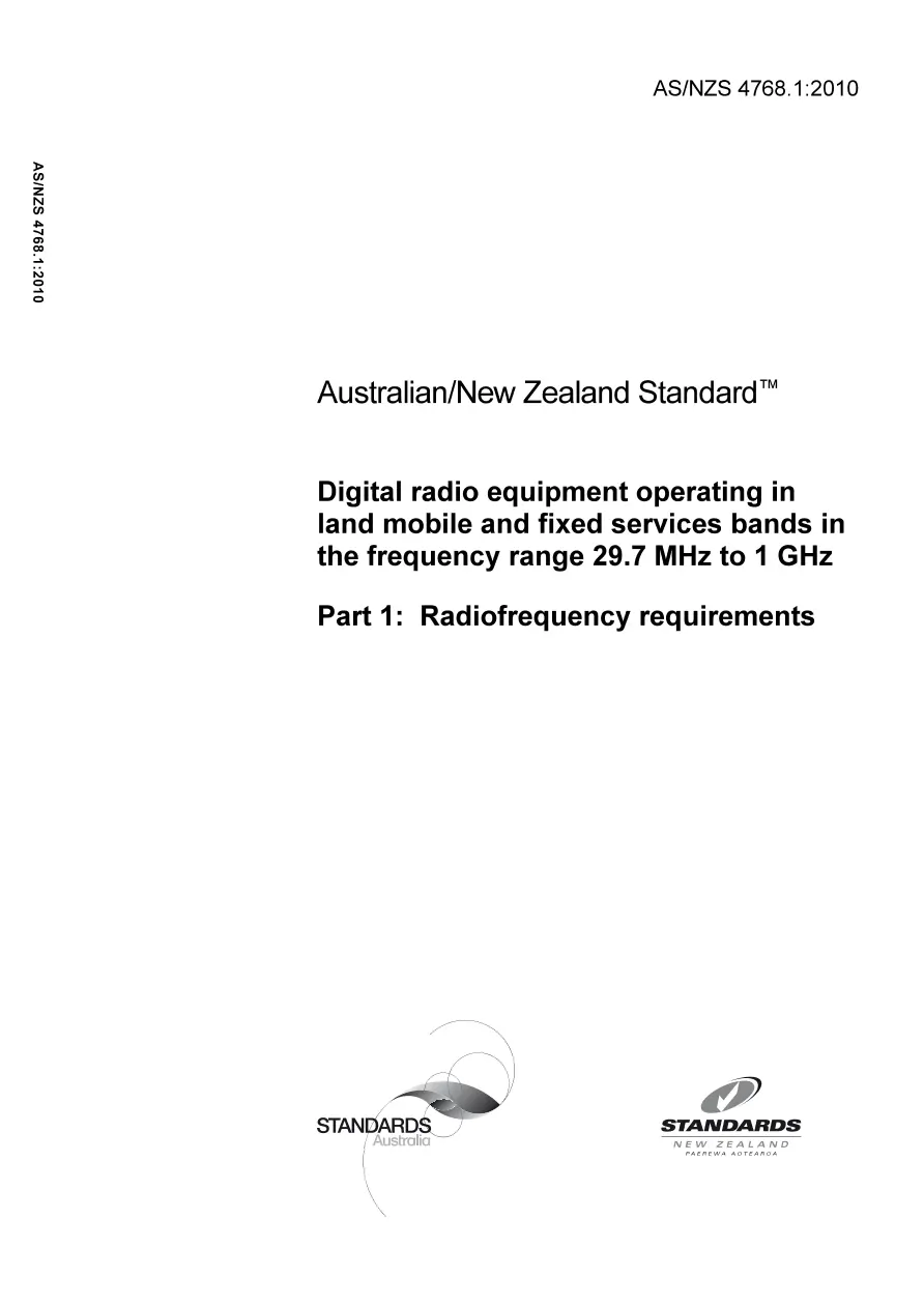 AS/NZS 4768.1:2010 pdf