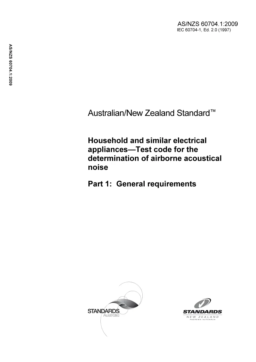 AS/NZS 60704.1:2009 AS/NZS 60704.1:2009 pdf