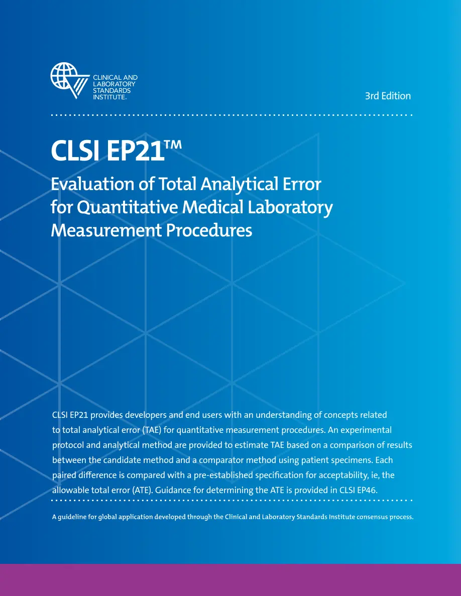 CLSI EP21:2025 pdf