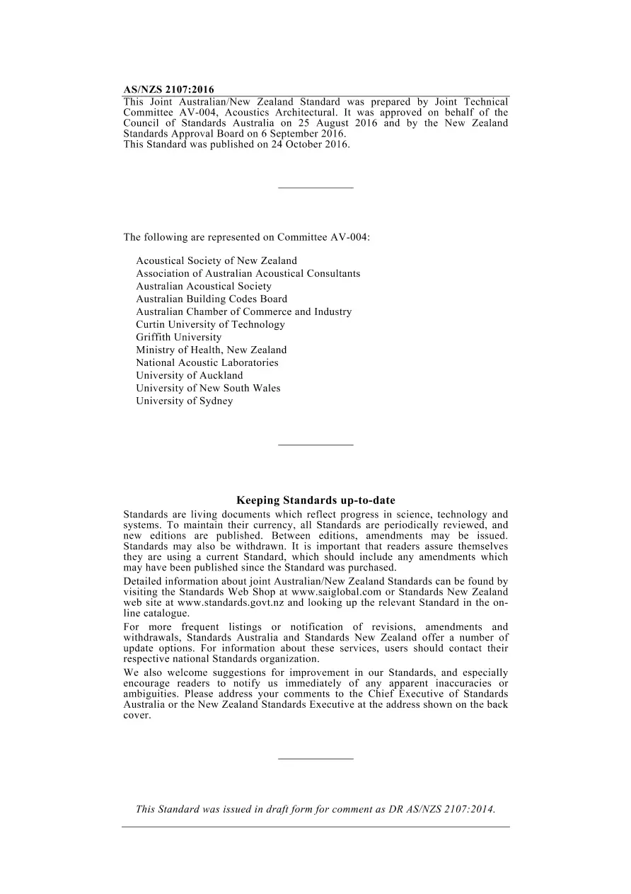 AS/NZS 2107:2016 pdf
