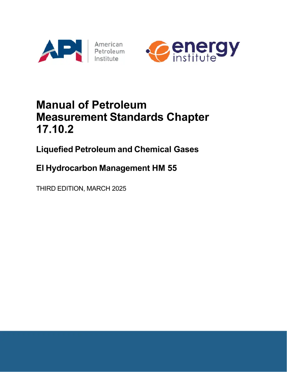 API MPMS Chapter 17.10 Part 2:2025 API MPMS Chapter 17.10 Part 2:2025 pdf
