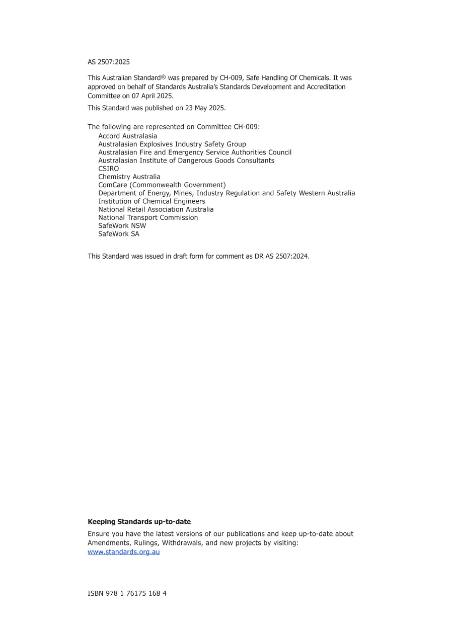 AS 2507:2025 pdf