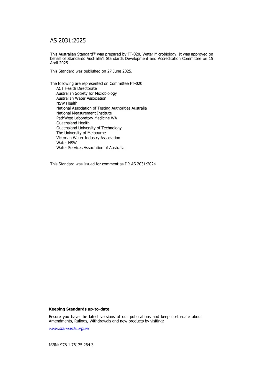 AS 2031:2025 pdf