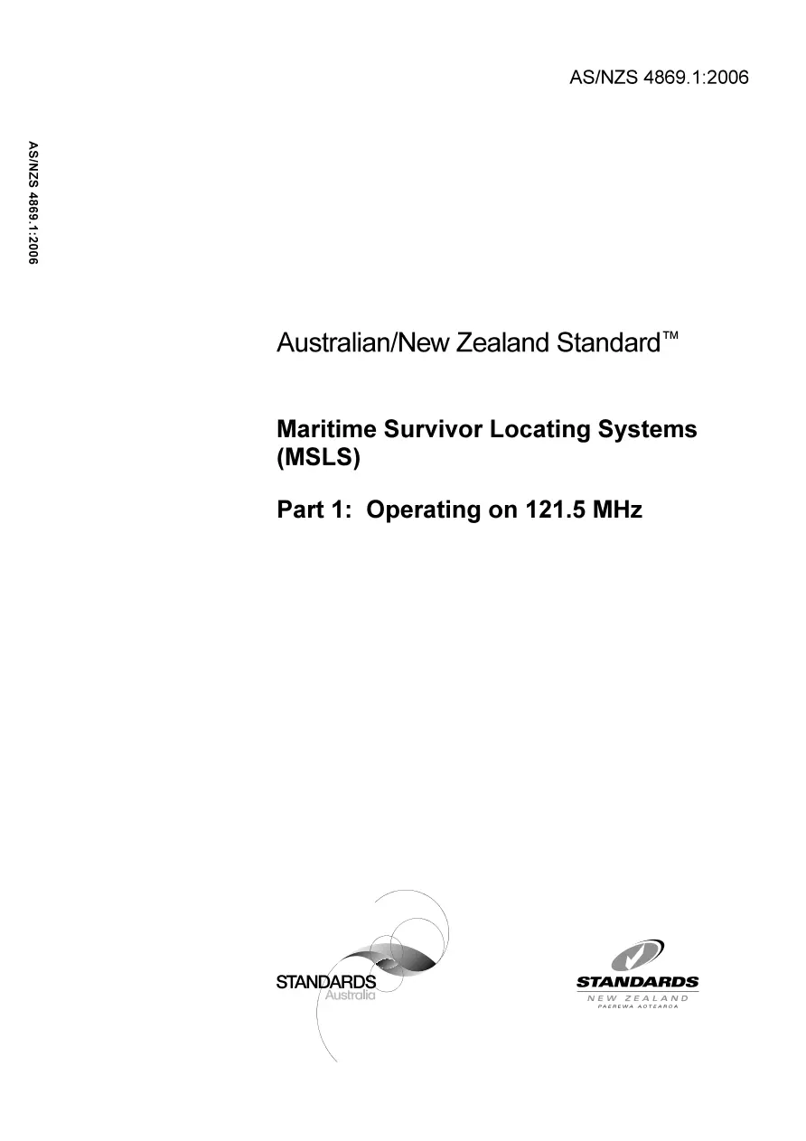AS/NZS 4869.1:2006 AS/NZS 4869.1:2006 pdf