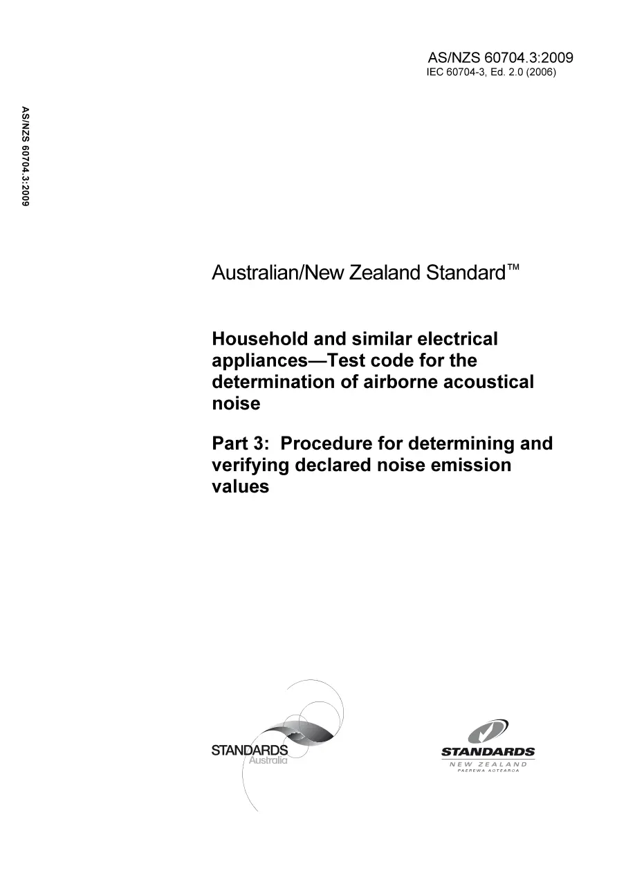 AS/NZS 60704.3:2009 AS/NZS 60704.3:2009 pdf