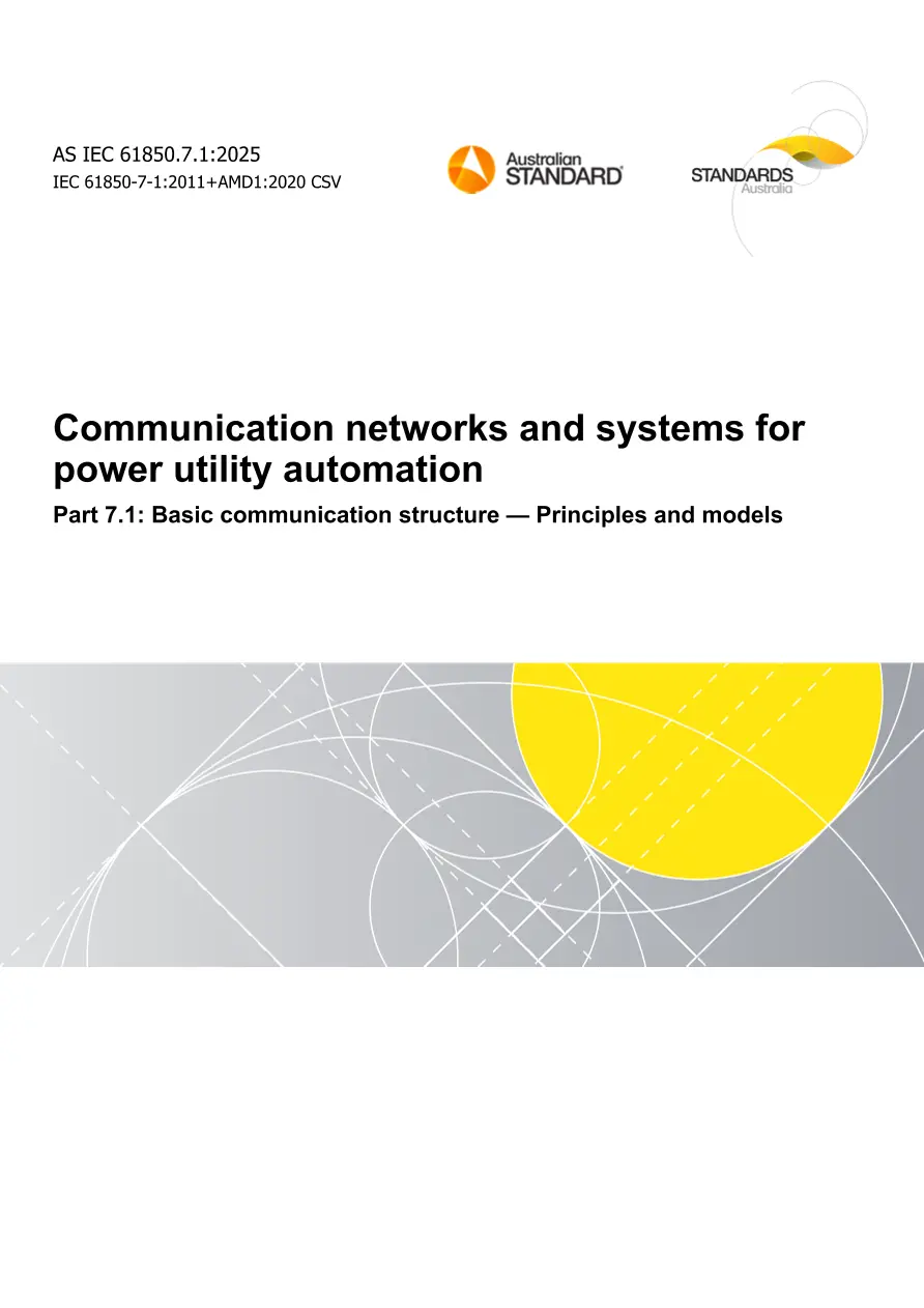 AS IEC 61850.7.1:2025 AS IEC 61850.7.1:2025 pdf