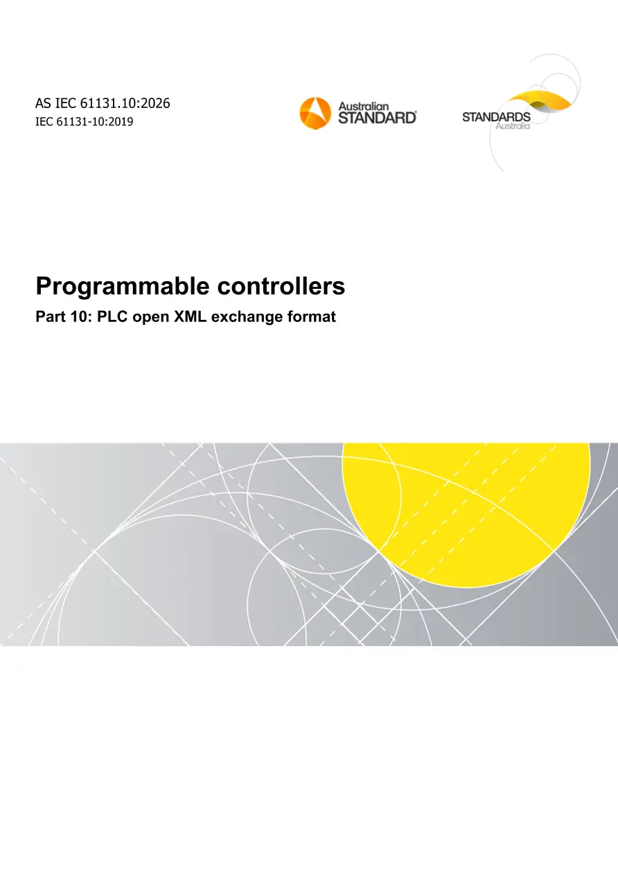 AS IEC 61131.10:2026 AS IEC 61131.10:2026 pdf